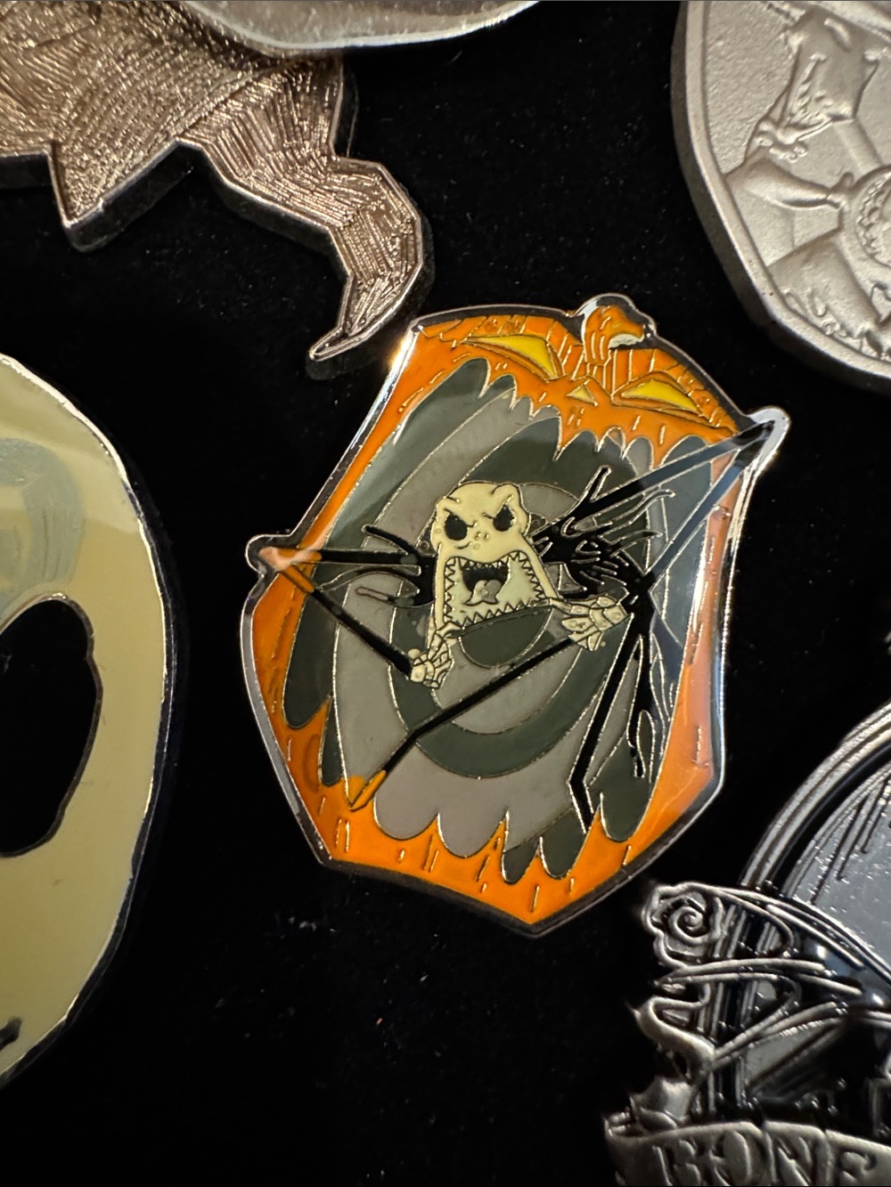 Jack Skellington in pumpkin Enamel Pin